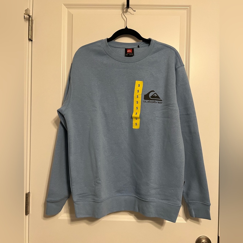 Quicksilver Mens Size Small Blue Sweatshirt